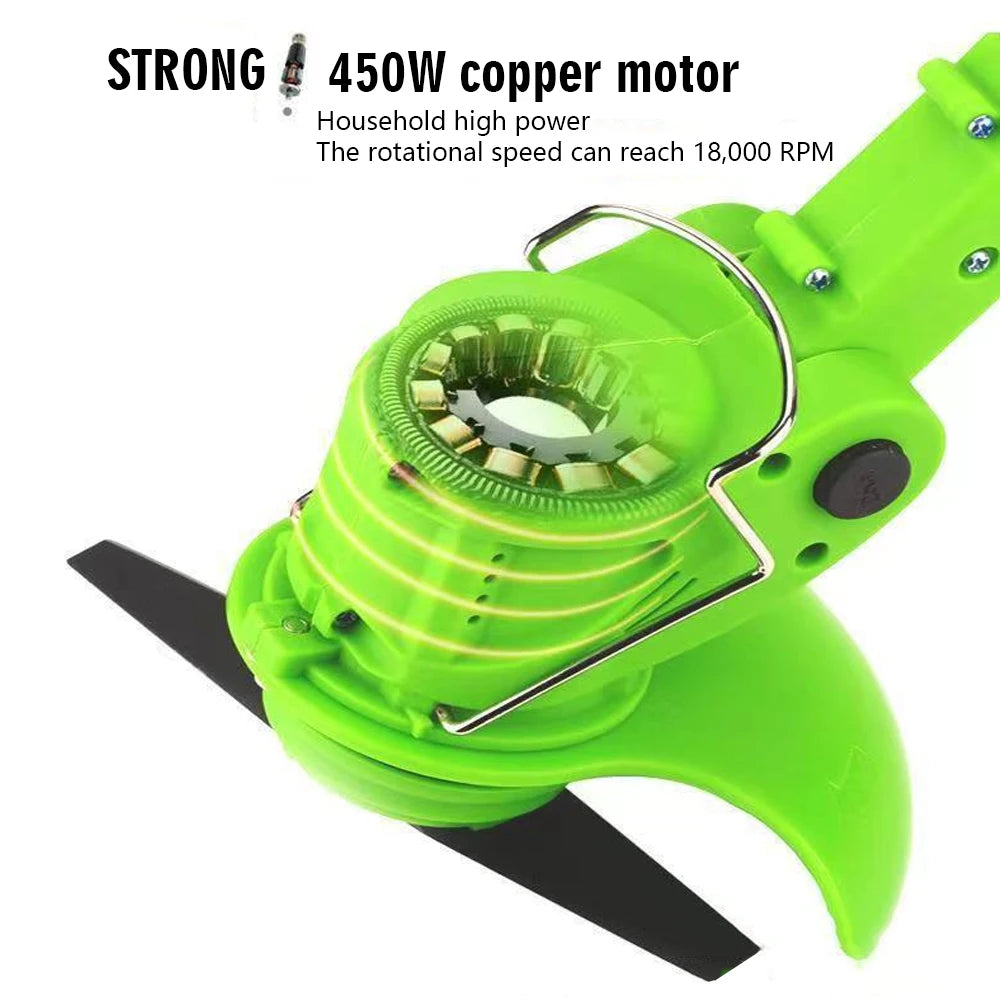2026 New Cordless Handheld Electric Lawn Mower Grass Trimmer With Adjustable Garden Tool For Makita 21V Battery