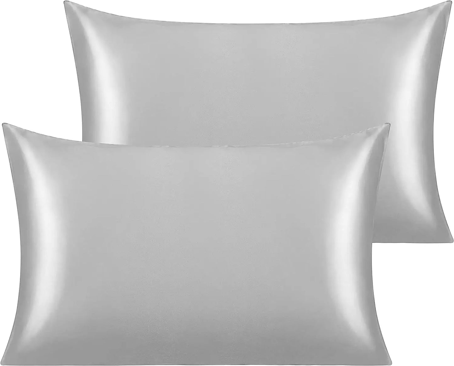 1 PC Silk Satin Toddler Pillowcase 35X50CM, Super Soft and Silky Cooling Travel PillowCases for Nursery, Kids, Boys Girls