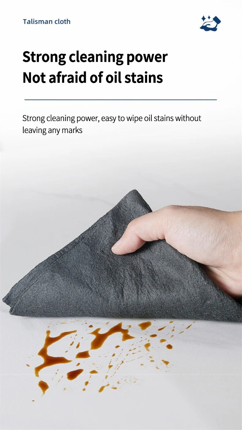 Thickened Magic Cleaning Cloth Microfiber Glass Clean Towel Reusable Washable Lint-free Cleaning Rags for Kitchen Glass Car