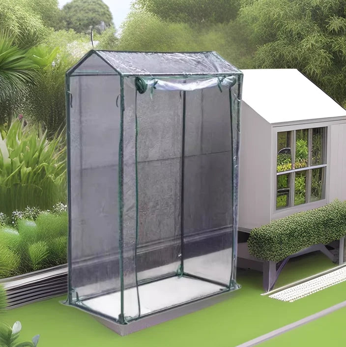 For Home Gardening Greenhouse Cover PVC Greenhouse Aluminum Foil Greenhouse Ample Growing Space Convenient Access