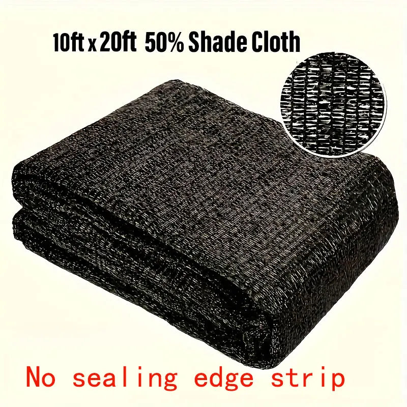 Large Black Garden Sunshade  Breathable UV Block Mesh, Sun & Heat Resistant for Greenhouse & Vegetable Garden Shade Cover, Heatr
