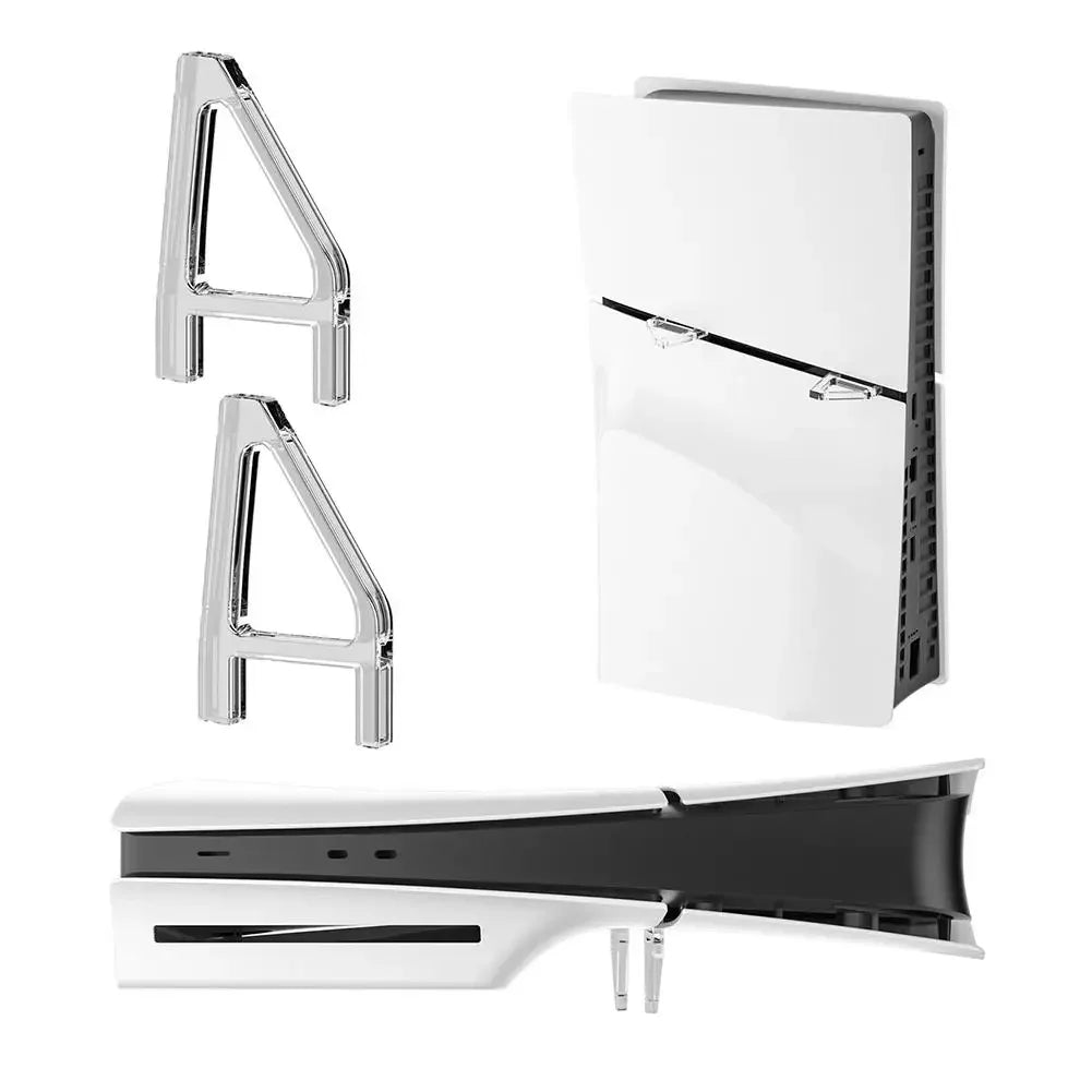 Horizontal Stand For PS5 Slim / Pro Transparent Acrylic Base Holder Bracket Storage Stand for PS5 Slim Gaming Accessories