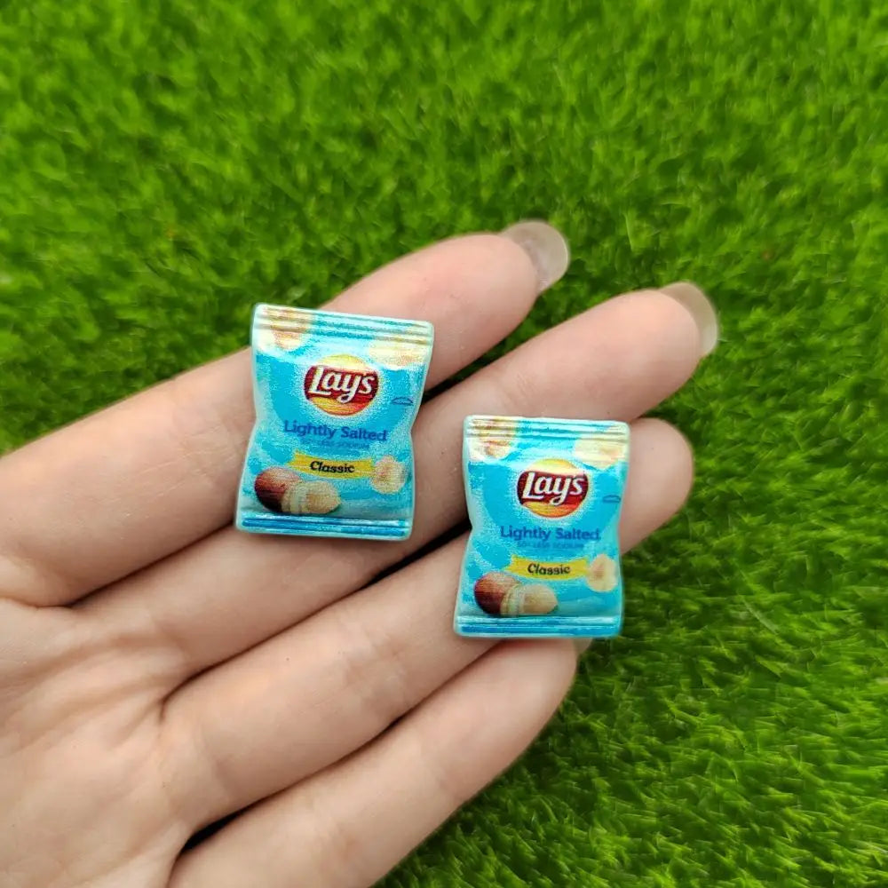 8pcs Assorted Resin Dollhouse Miniature Food Chips Snack Bag for Blyth ob11 Doll Accessories Toy