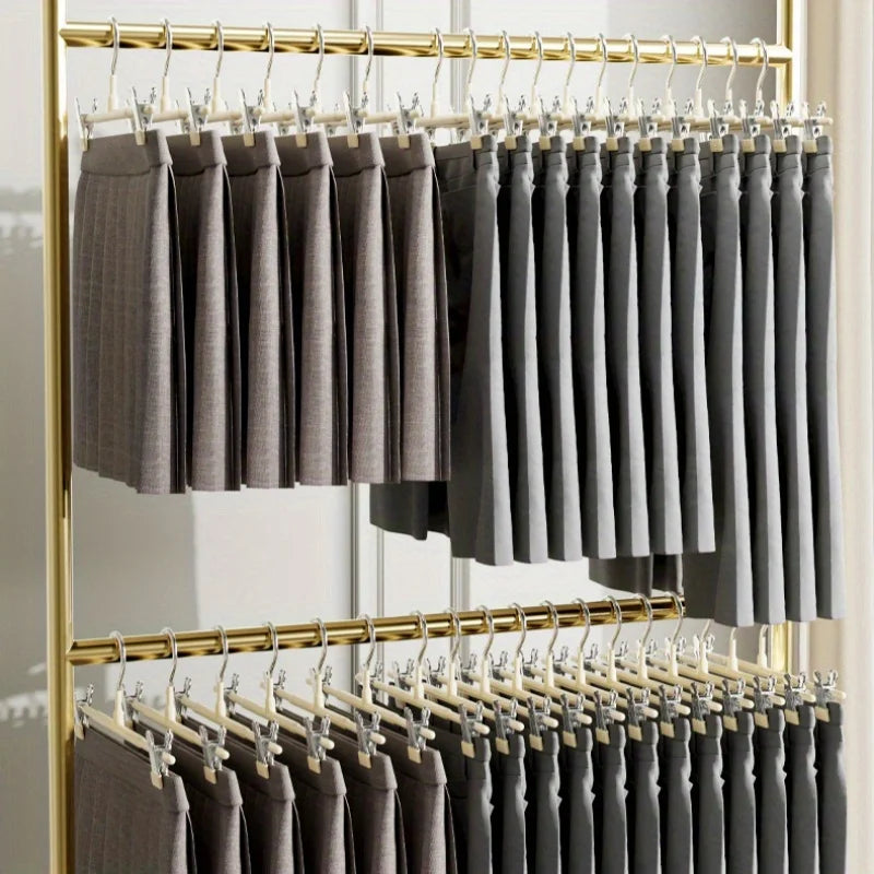 10pcs Dip Plastic Anti Slip Drying Hanger, Home Drying Expert. Thick and Seamless Clothing Support for Home and Dormitory Use