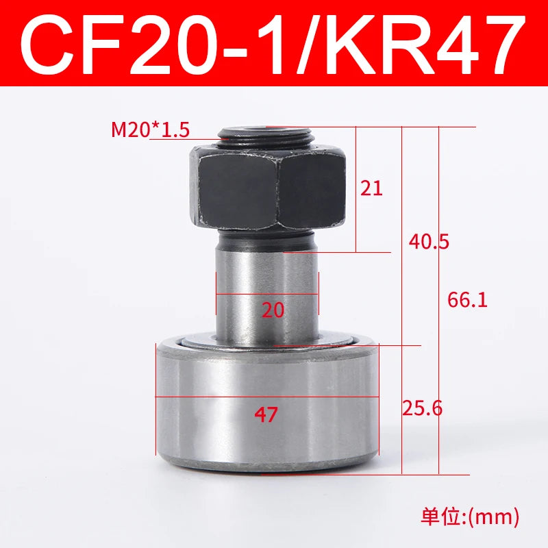 Cam Needle Roller Bearing Bolt Type CF3 CF4 CF5 CF6 CF8 CF10 CF12 CF16-CF30 KR10 KR12 KR13KR16-KR90 Wheel And Pin Bearing