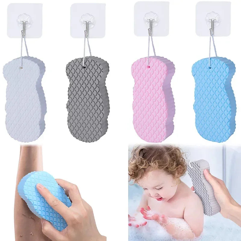 Exfoliating Brush for Feet Foot Wash Mat Brush Body Wash Scrubber in Shower Silicone Bath Massage Mat Back Brush Wall Mounted