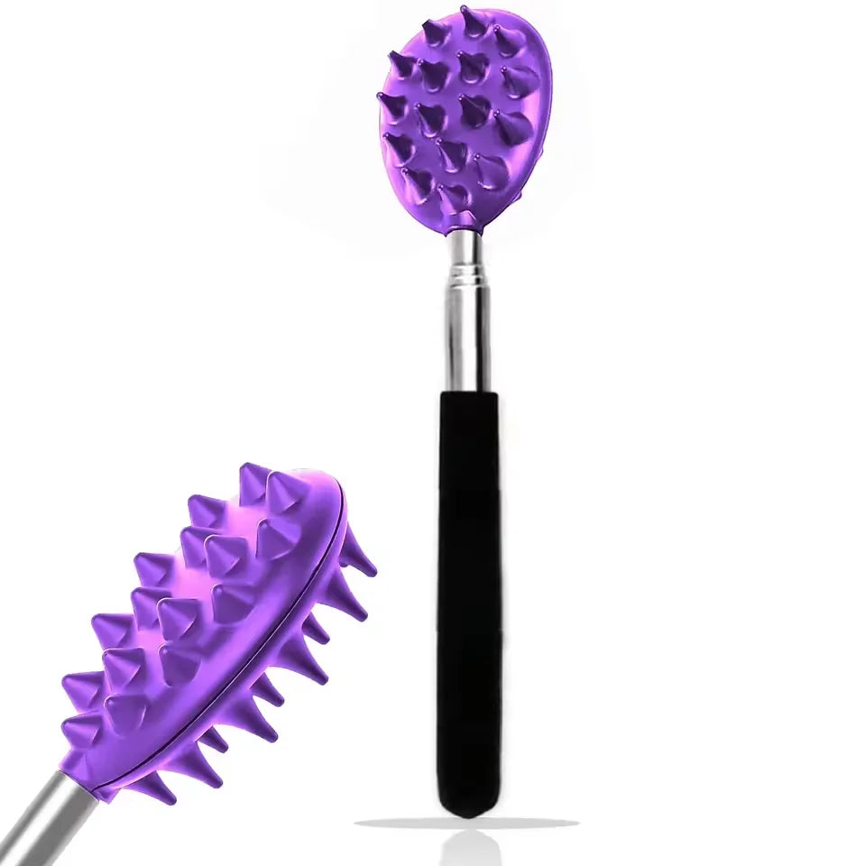 Cactus Telescopic Back Scratcher Ergonomic Back Scratchers Extendable Metal Claw Design Stocking Stuffers Hand Massager Backslap