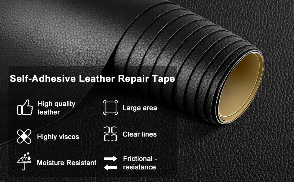 Self Adhesive Leather Repair Patch Tape Self-Adhesive House DIY Fix For Sofa Moto Car Seat Chair Bag Home Sheets Sticker Patches