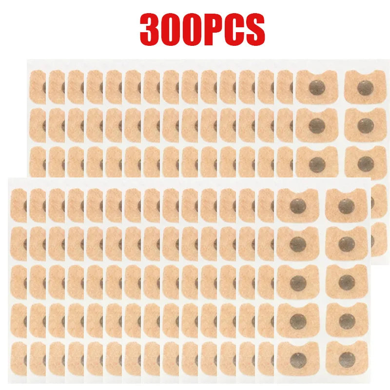 30/90/180/300Pcs Nose Breathing Patches Magnetic Suction Iron Nasal Strips Increase Air Improve Sleeping Reduce Snoring Tools