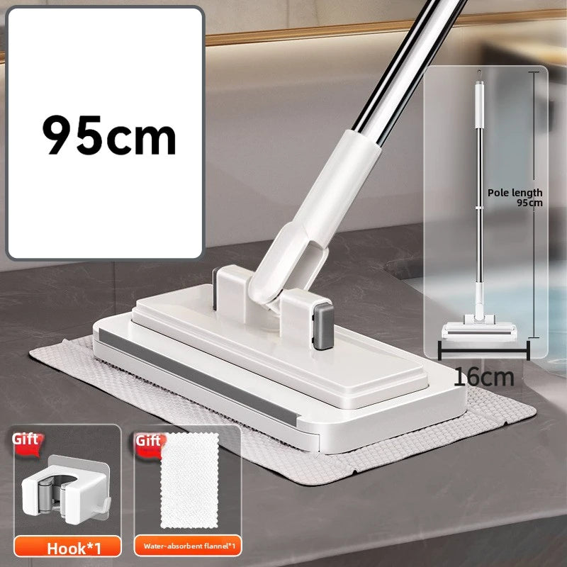 Flat Mop Face Towel Household Non Hand Wash Multi Function Lazy Person Household Mop Cloth One Button Disassembly Mop Automatic