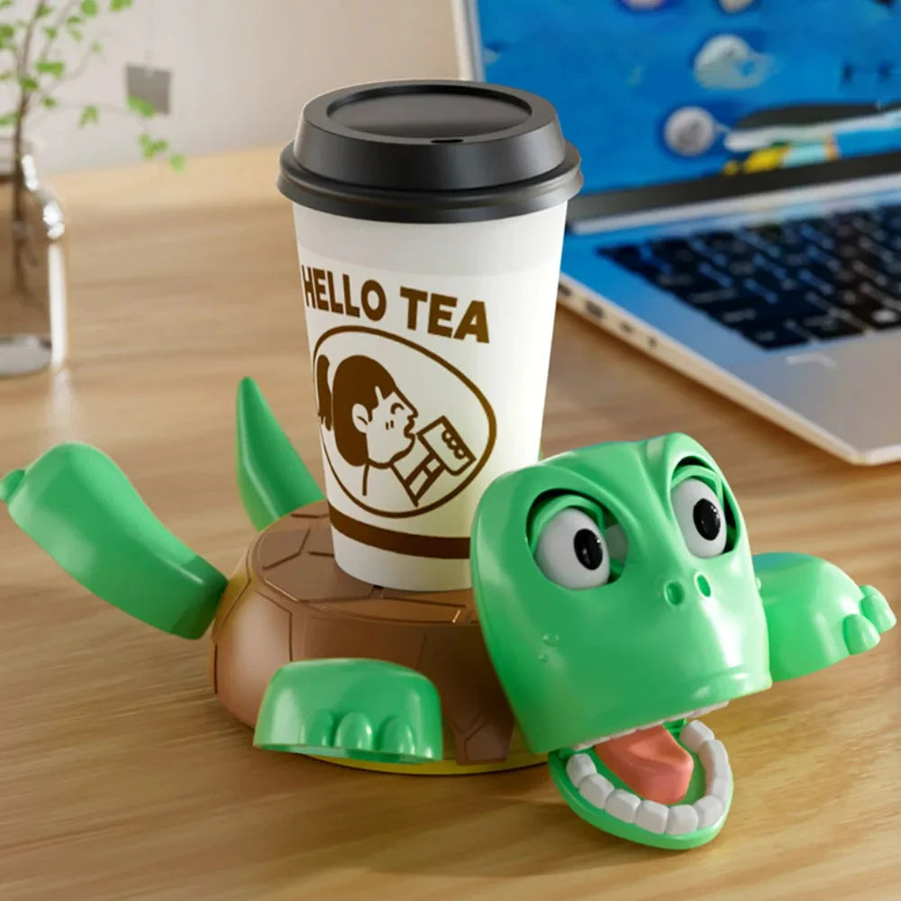 Quirky Turtle Coaster 3D Printed Panicked Turtle Insulated Coaster Ornament Stress Relieve Funny Mug Base Decor Cup Pad