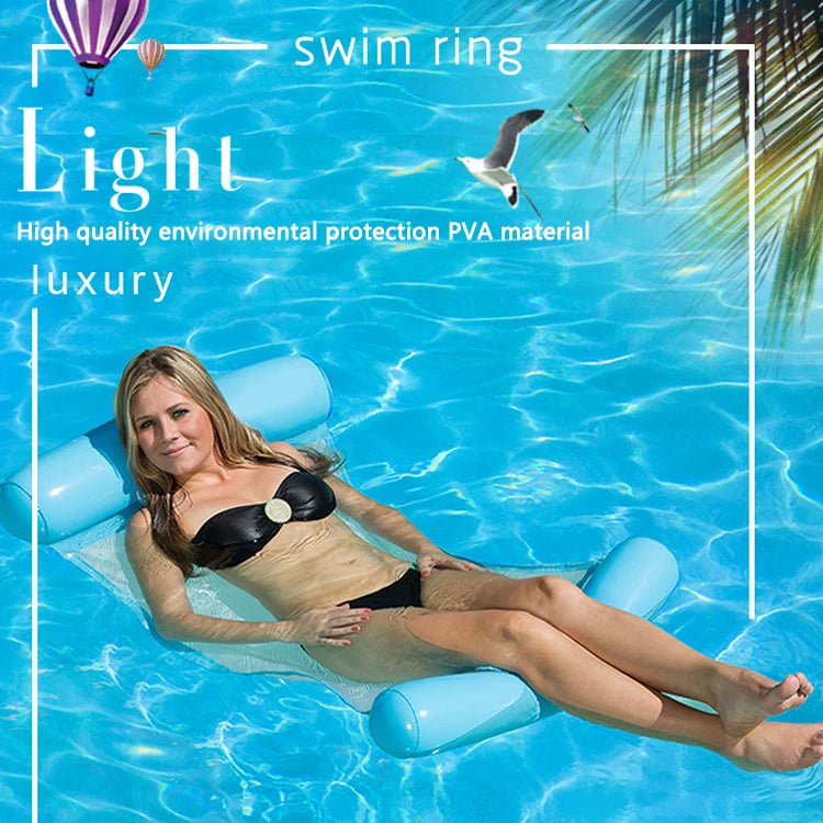 Foldable Water Inflatable Hammock, Sofa, Floating Bed, Summer Backrest, Floating Drainage, Lounge Chair, Swimming Pool Party