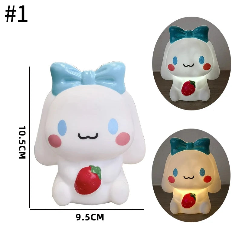 Hello Kitty Night Light Cartoon Kitty Lamp Bedside Sleeping Reading Light Home Desktop Home Decorations Party Favors Gift