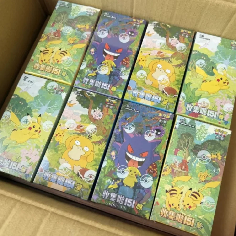Pokémon Card Pokémon PTCG Simplified Chinese Zhu Zi Collected 151 Change Series Card Ponyta Gengar Collectible Game Cards Toy