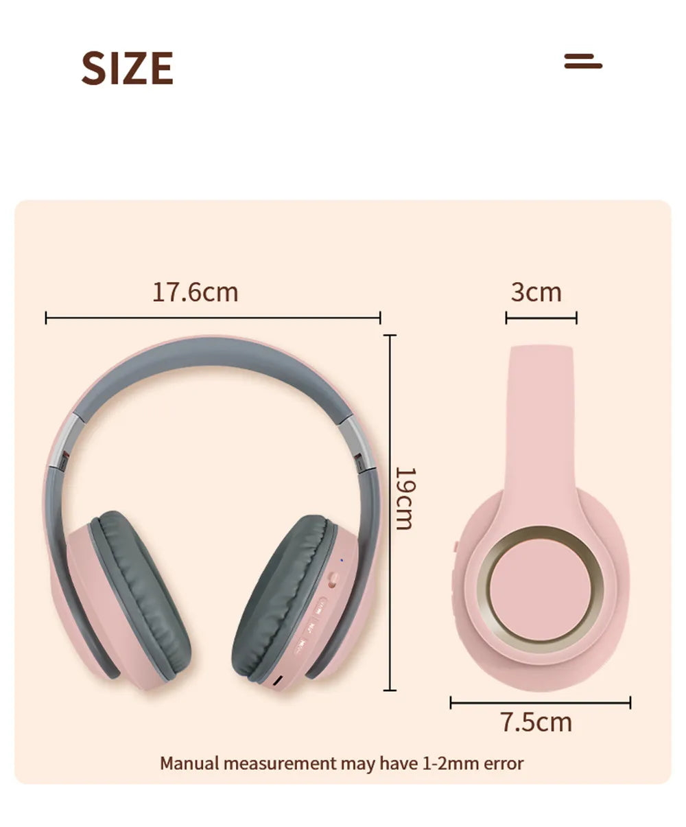 Shoumi 15 Hours Play Wireless Headset Bluetooth Television Headphone with Mic,Bluetooth Adapter Built-in Battery,for TV Computer