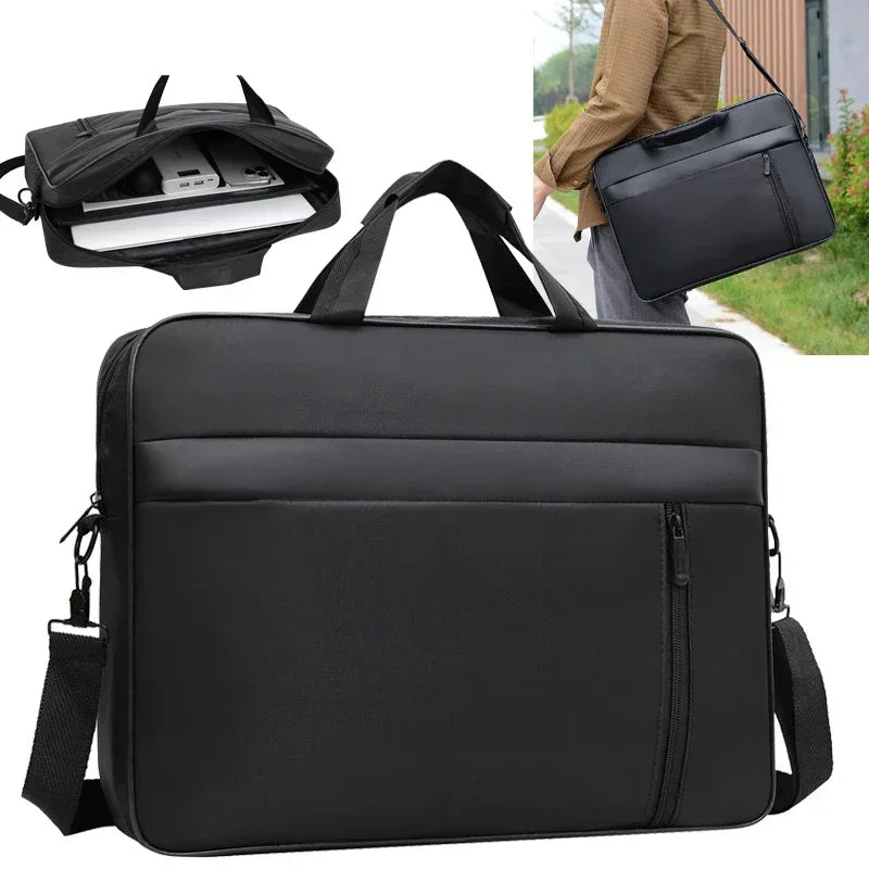 15.6 Inch Men's Handbags Laptop Bag Outdoor Business Trip Black Portable Large Capacity Computer Organizer Bags Мужская сумка 가방
