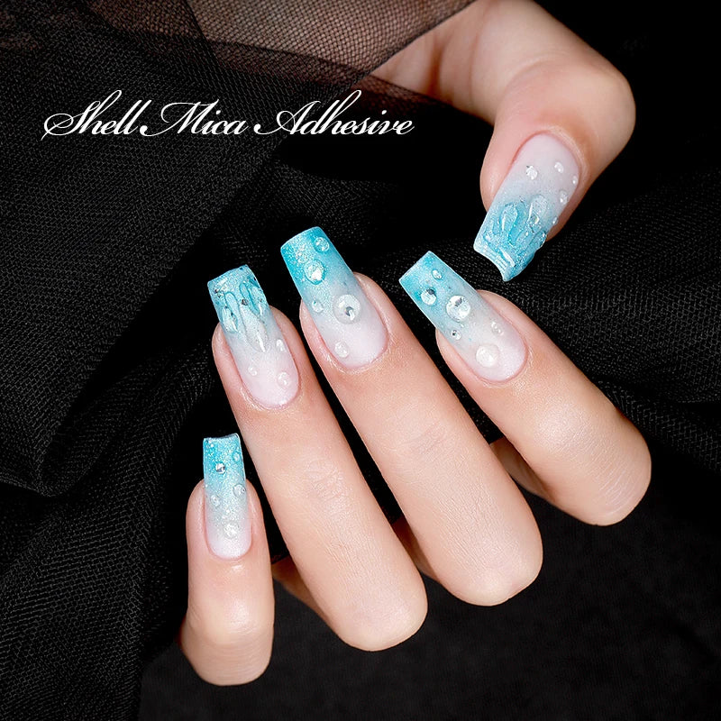 AS Water Drop Wave Gel Nail Gel Polish Clear Ripple Gel Nail Vernis Varnish Glue Phototherapy 15ml Glass Water Drop Glue