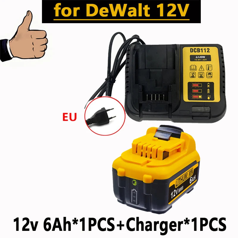 For DEWALT DW089LG 12V Laser Level battery .for Dewalt 12V battery DCB120 DCB124 DCD701F2 Power Tools/Laser Level