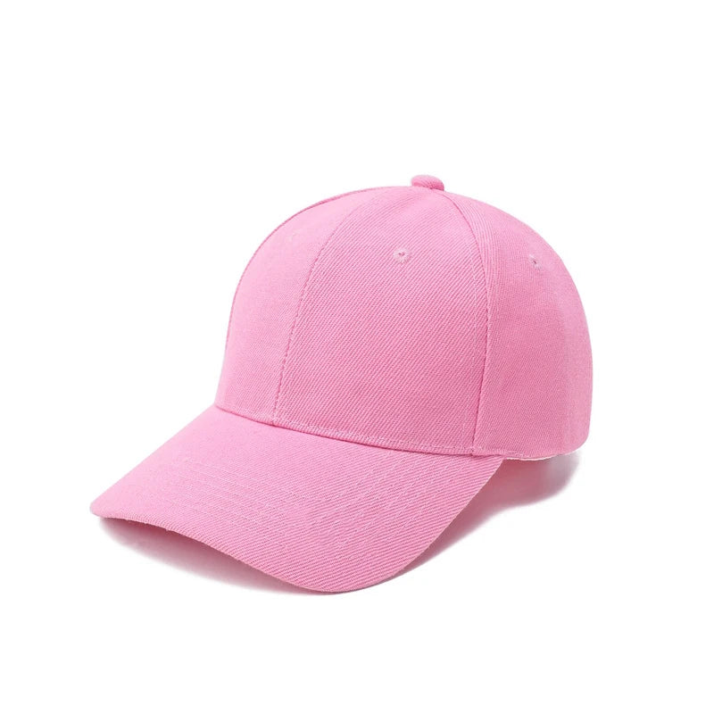 Fashion Candy Color Kids Baseball Cap Sun Protection Boy Girls Hat Adjustable Travel Children Baseball Cap Baby Summer Sun Hat
