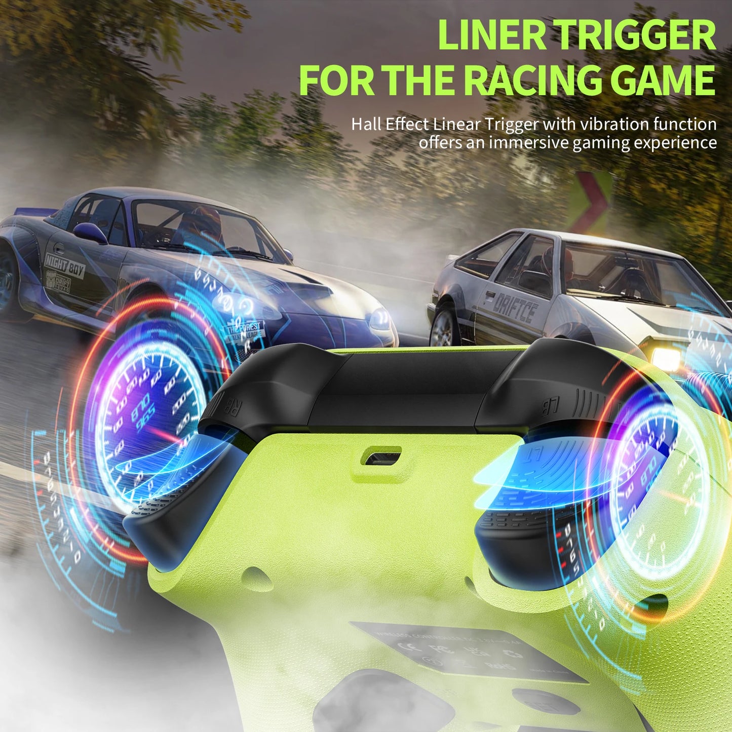 2.4G Wireless Gamepad For Xbox One Series X/S/PC/IOS//Steam 6 Axis Gyro Turbo Function Game Consoles XBOX Controller Joystick