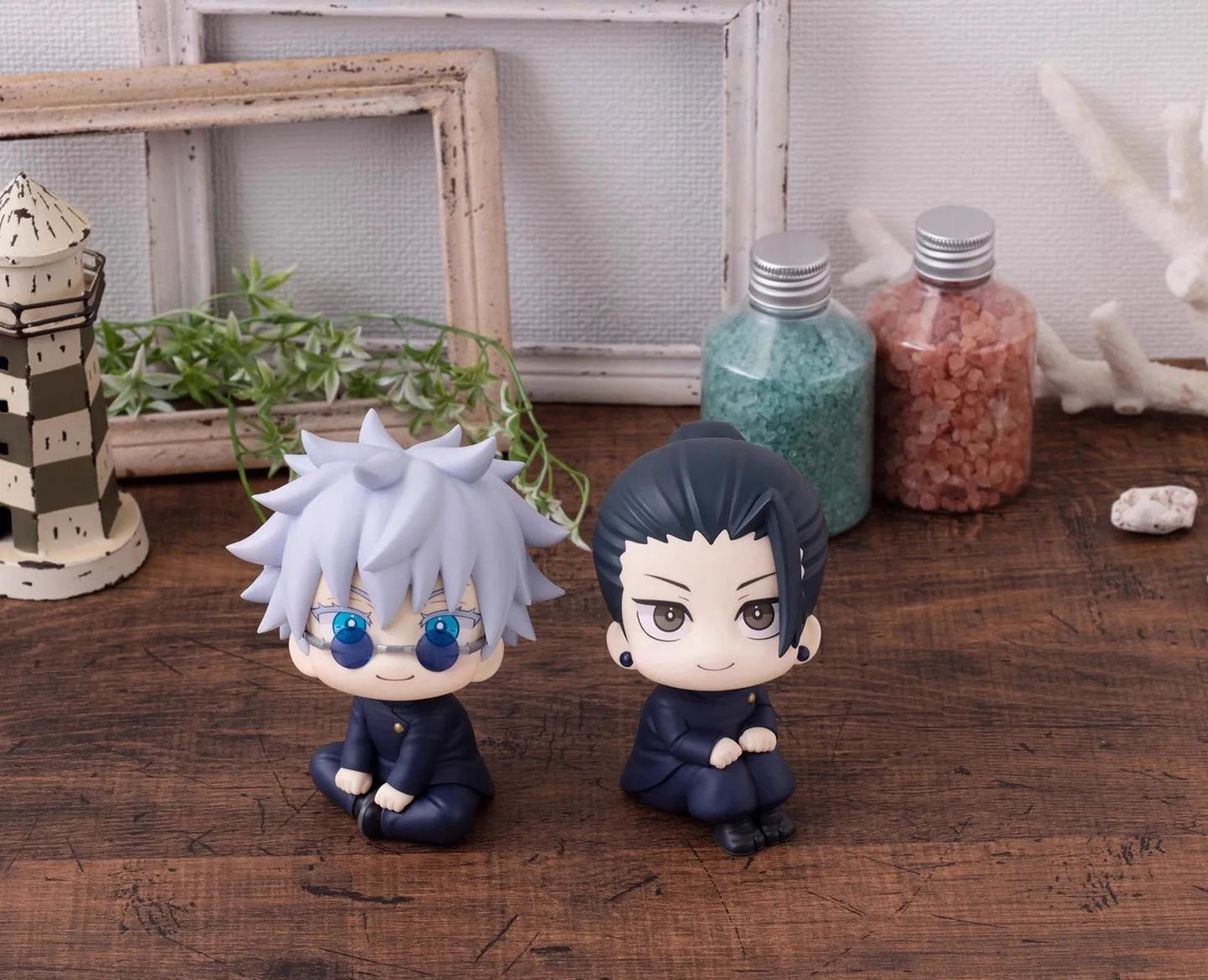 Jujutsu Kaisen Gojo Geto Suguru Jujutsu High Figure Doll Palm-Sized Itadori Yuji & Fushiguro Megumi PC Case Decoration Model