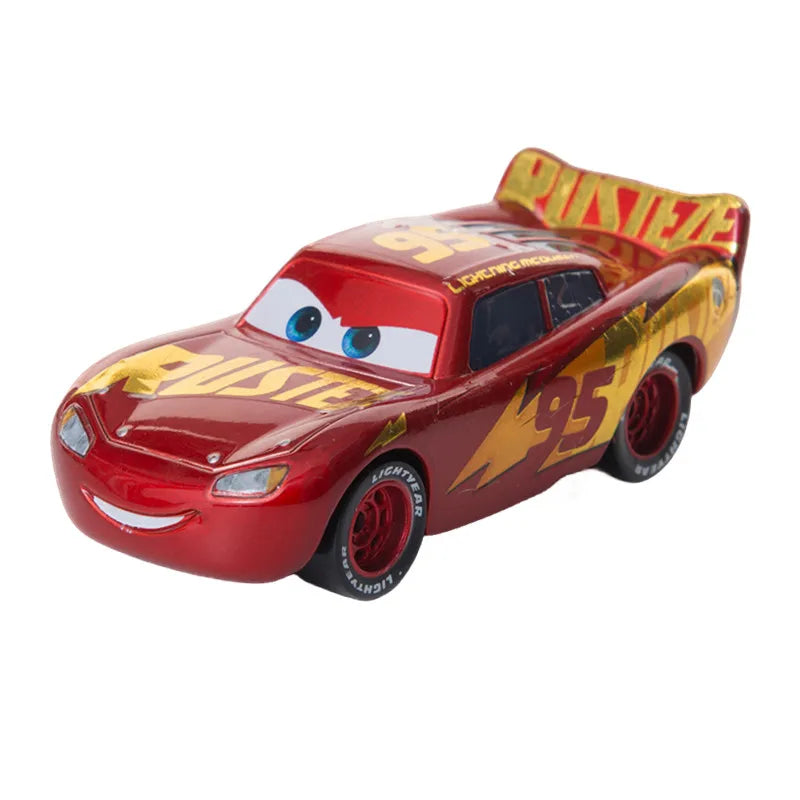 Disney Cars toy Christmas McQueen ROUTE 66 McQueen Champion McQueen Racing car 1:55 Diecast Alloy car Model Boy's Christmas gift