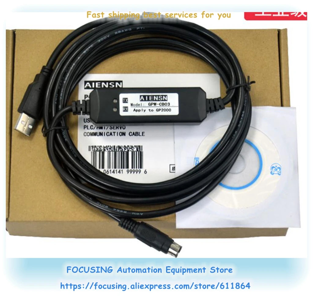 New GPW-CB03 Or GPW-CB02 Usb Programming Cable For GP HMI Touch Panel