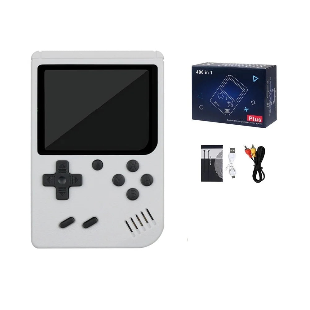 Classic Retro Video Pocket Games Console Lcd Screen Built-in 400 Handheld Or Gamepad Mini Game Player for Boy Christmas Gift