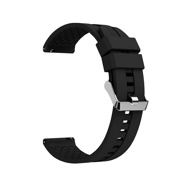 20mm 22mm watch band for Samsung Galaxy watch 6/5/pro/4/6 classic/Active 2 Silicone Sport bracelet huawei gt 4-3-pro-2-2e strap