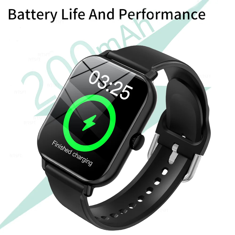 KESHUYOU 2025 New Smart Watch Men Women Full Touch Screen Heart Rate Tracker Bluetooth Talking Sports Smart Watch Holiday Gift