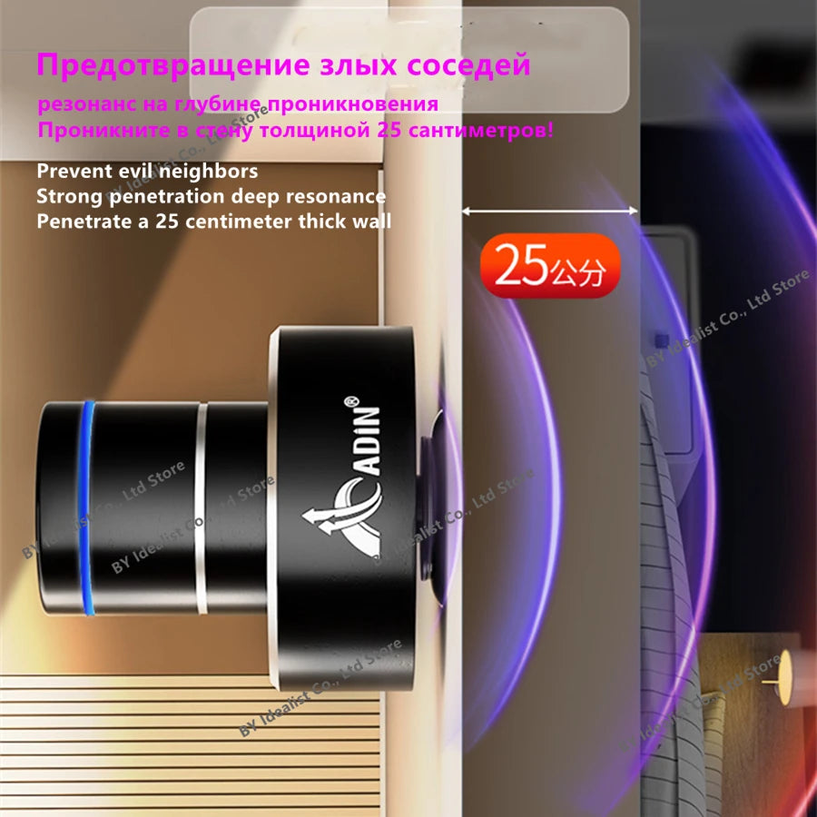Adin 26W Vibro Wireless Bluetooth Speaker Anti-Neighbor Strong Vibration Effect Subwoofer Sound Box for Music Audio Loudspeakers