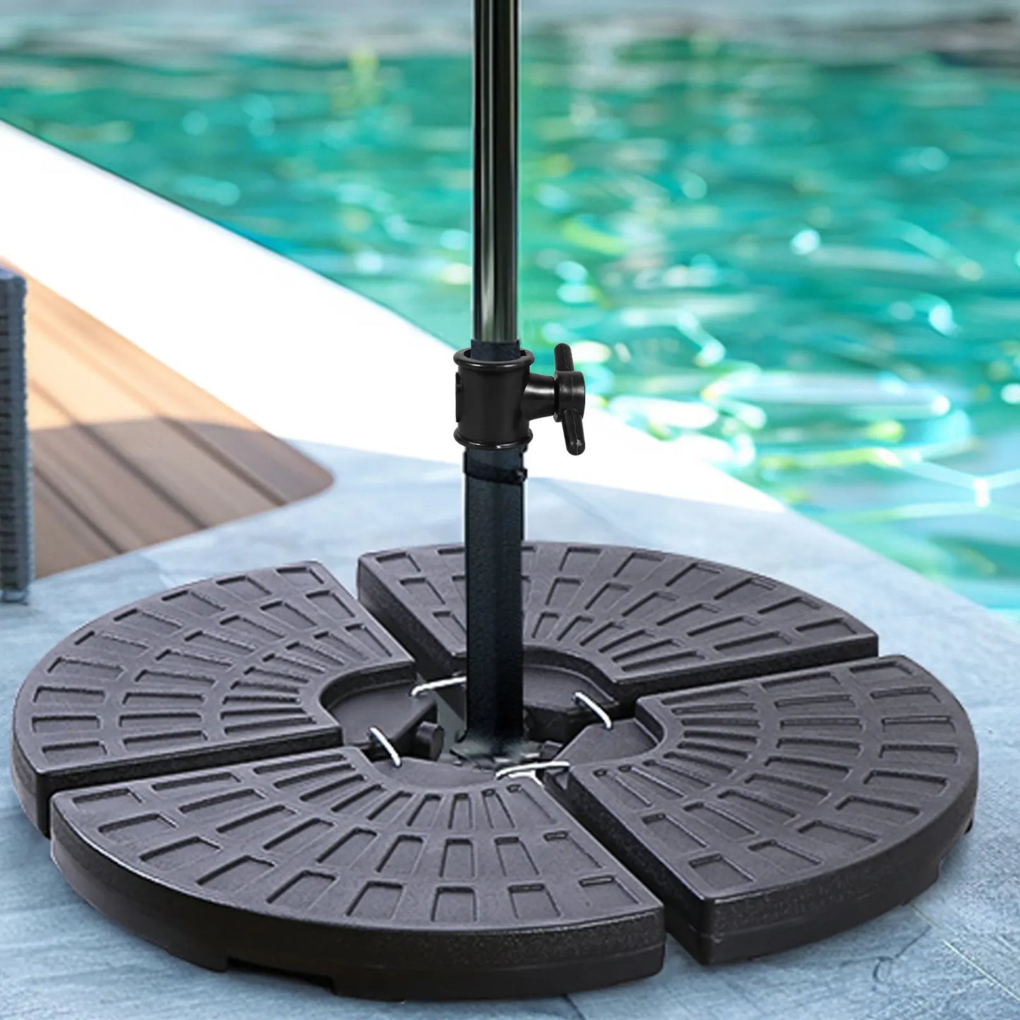 Patio Umbrella Pole Plug Connector 29Mm Joint Screw Replacement Outdoor Garden Parasol Pool Beach Porch Deck Umbrella Repair