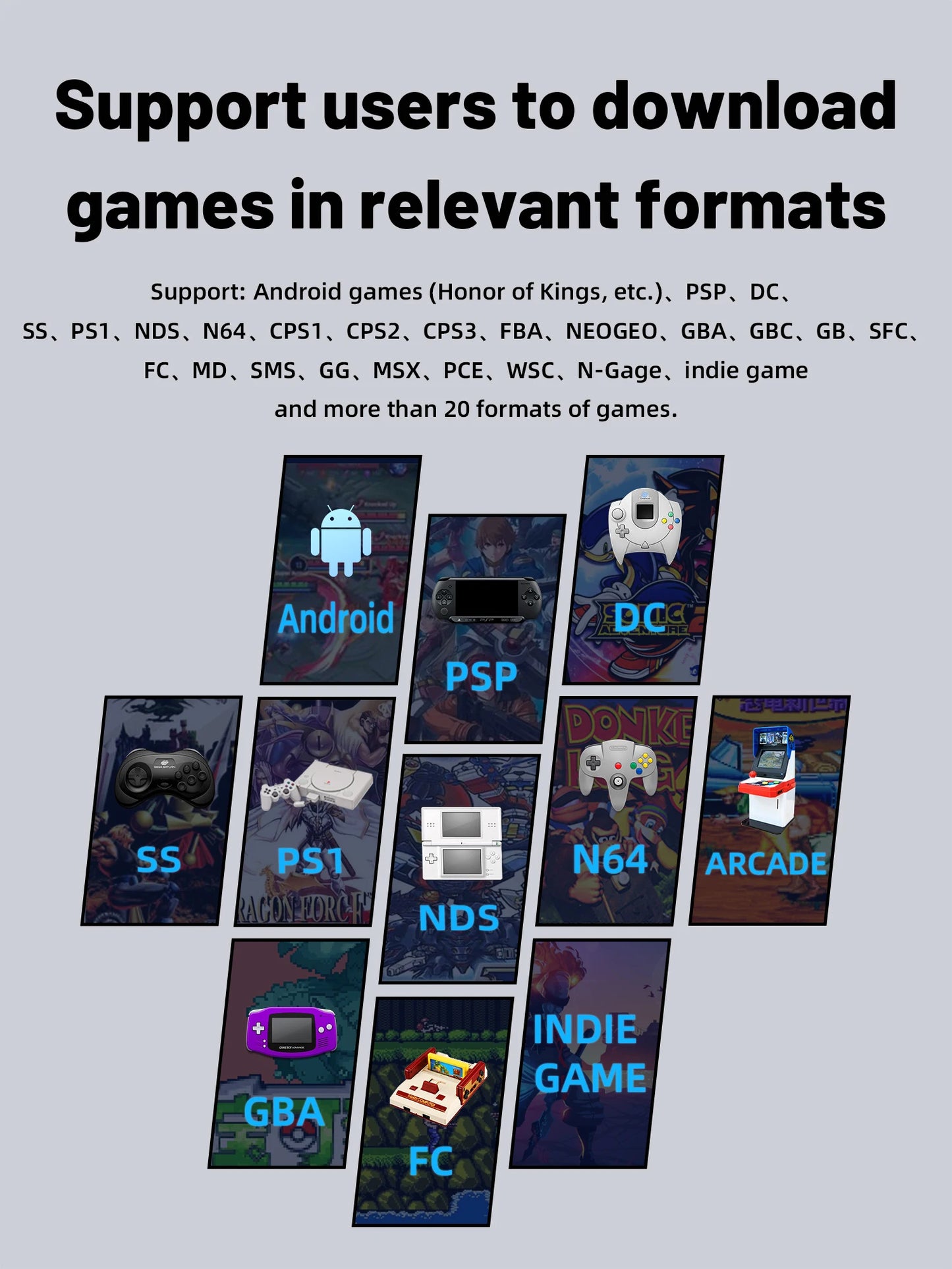 ANBERNIC RG353V RG353VS Handheld Gam Console 3.5'' IPS Screen HDMI Output Android Linux OS Built-in Retro Emulator Player Gifts