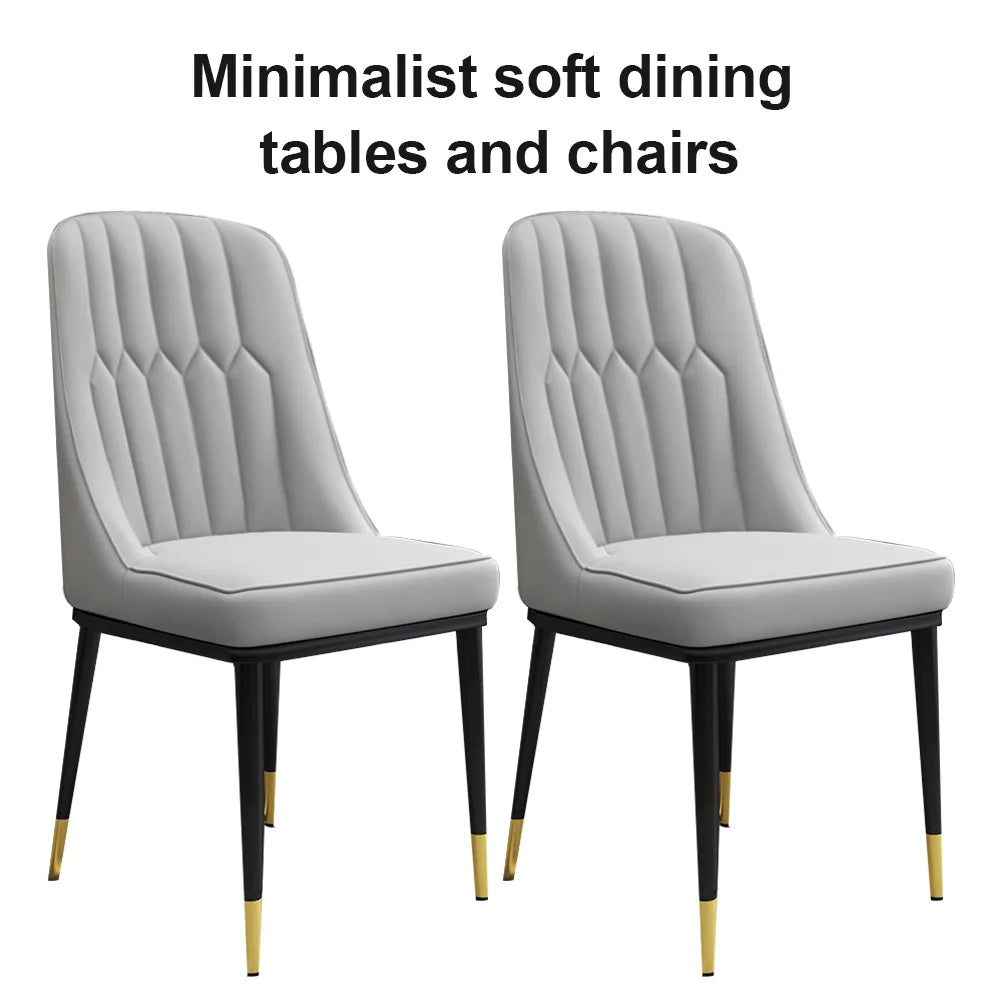 Elegant Dining Chair Set - 2/4/6 PU-Padded Chairs | Modern Design for Kitchen Restaurant Living Spaces