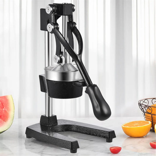 Manual Fruit Juicer 9cm Large Diameter Orange Juice Squeezer Heavy Duty Cast Iron Lemon Squeezer For Orange Lemon Pomegranate