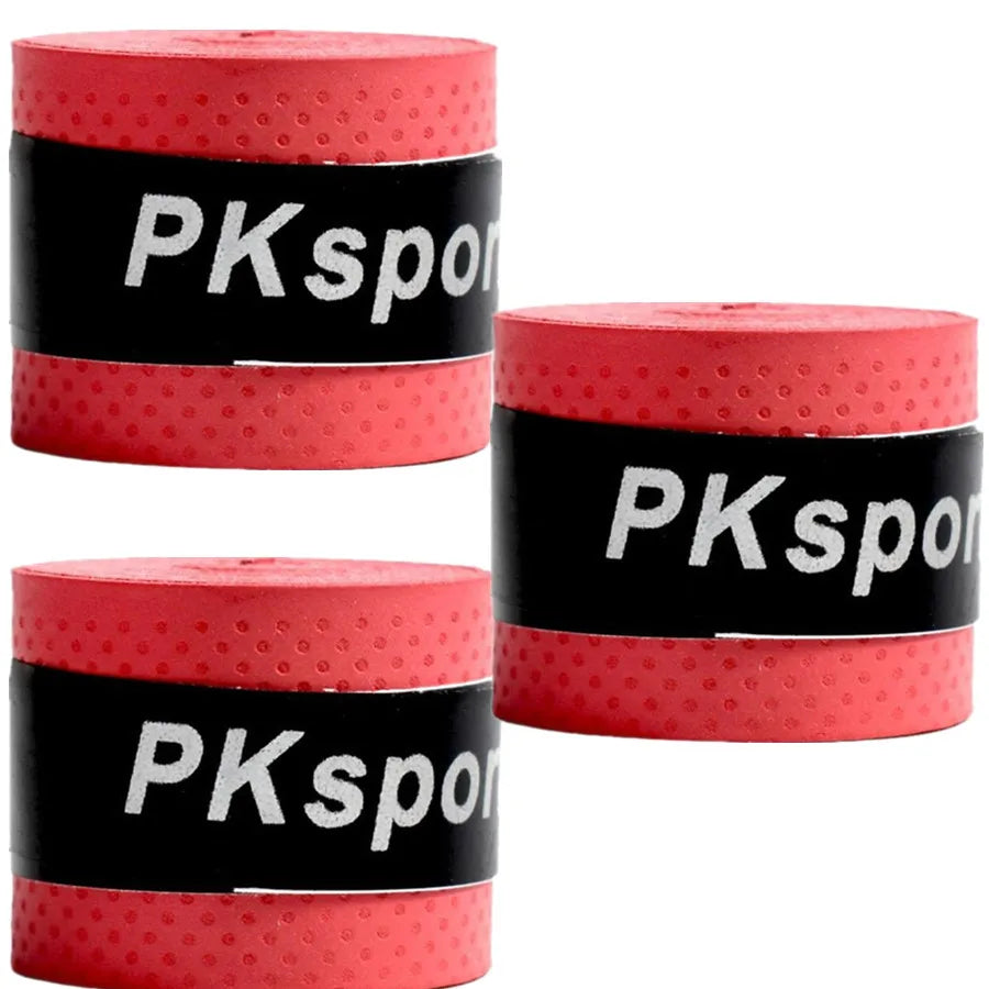 3PCS Tennis Racket Grip Tape PU Absorbent Tennis Racket Badminton Grip Tape Anti Slip Tennis Accessories