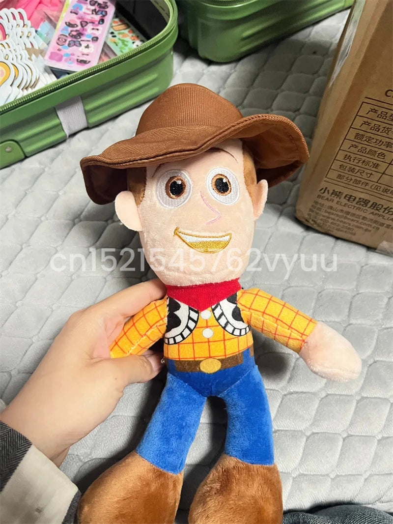 23cm Cute Woody Buzz Lightyear Plush Toy Lovely Stuffed Anime Jessie Plushies Pendant Cartoon Doll Home Decor Xmas Gifts