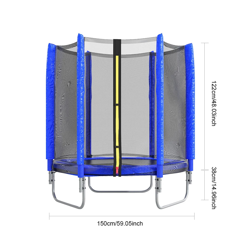 【Breeins】Outdoor Trampoline with Safety Enclosure for Kids Entertainment