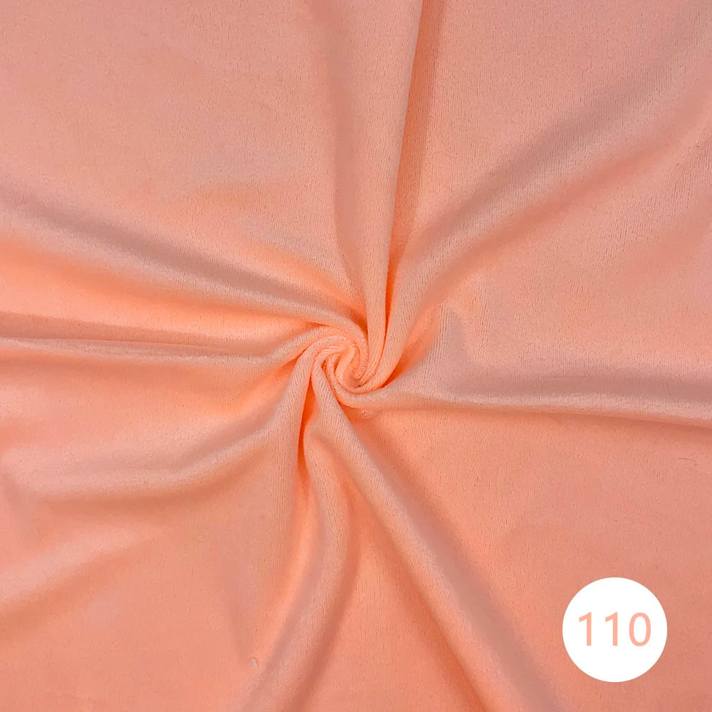 1.5mm Super Soft Short Plush Fabric Thick Crystal Super Soft Flannel Plush Toy Handmade Diy Fabric 45x50cm