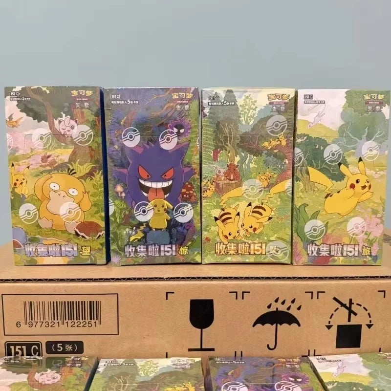 Pokémon Card Pokémon PTCG Simplified Chinese Zhu Zi Collected 151 Change Series Card Ponyta Gengar Collectible Game Cards Toy