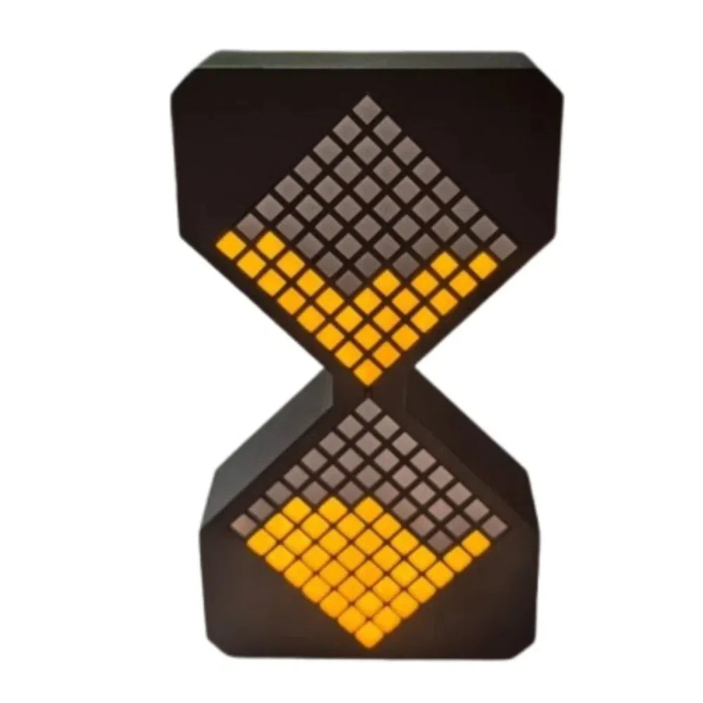 Cyber Style LED Electronic Hourglass with Gravity Sensing 1-30 Min Timer DIY Digital Sand Clock Technology Sense Decompress