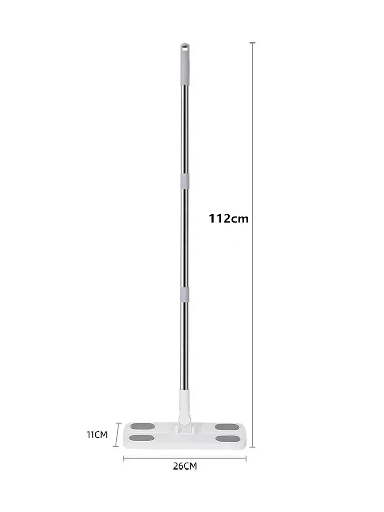 Disposable Mop Cloth Cleaning Mop 360° Rotating Dry and Wet Flat Household Electrostatic Dust Removal Mop Floor Tile Floor Clean