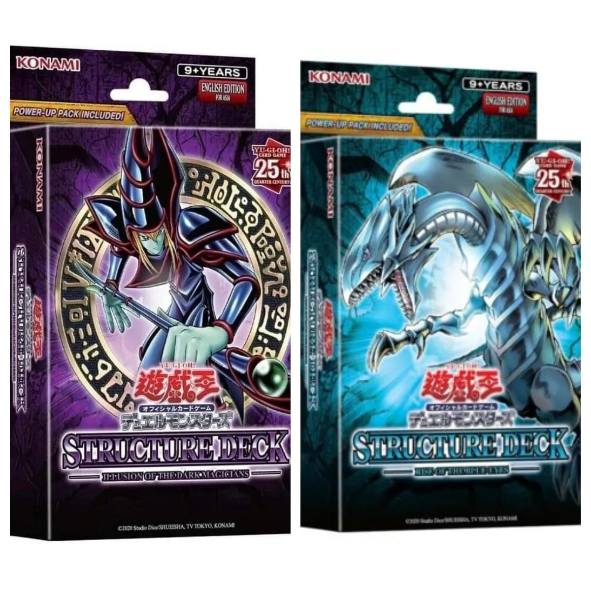 Original YuGiOh Structure Deck: Rise of the Blue-Eyes Asian/IDark Magicians/Hero Swordsoul Tactical-Try Deck Rescue Ace English