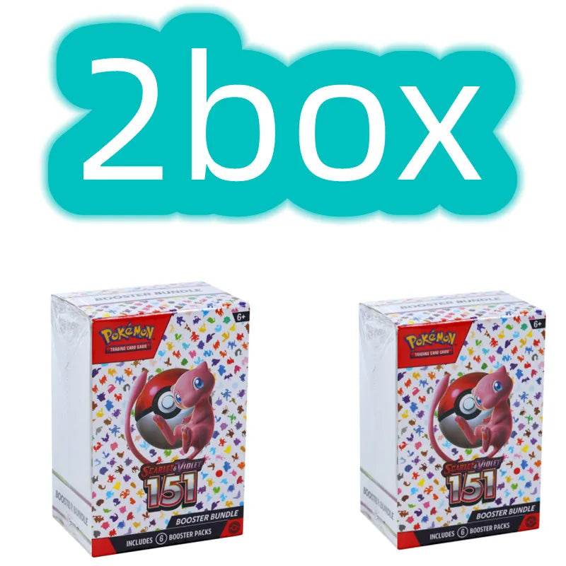 Pokemon PTCG English Mega Phantasmal Flames Scarlet Violet 151 Booster Bundle Version ME02 Trainer Box Collected Trading Cards