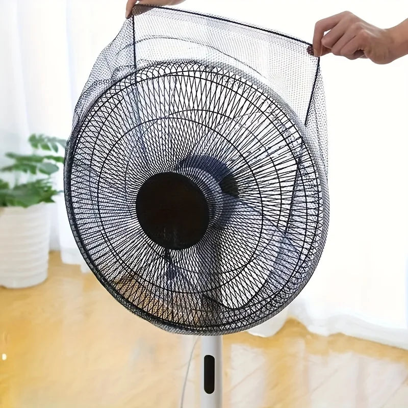2PCS Universal Reusable Fans Cover Dustproof Net-Hand Wash and Machine Wash Available,Suitable for Bedroom,Kitchen,Living Room