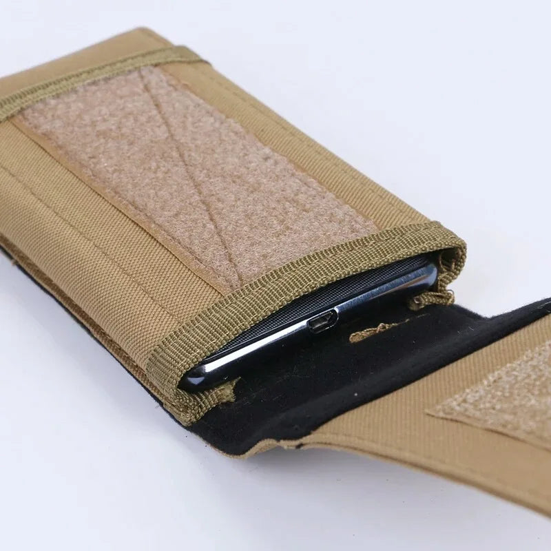 6 Inch Cell Phone Pouch Waist Bag Molle Outdoor Universal Running Mobile Phone Case Bag Camping Hunting Accessories Pouch