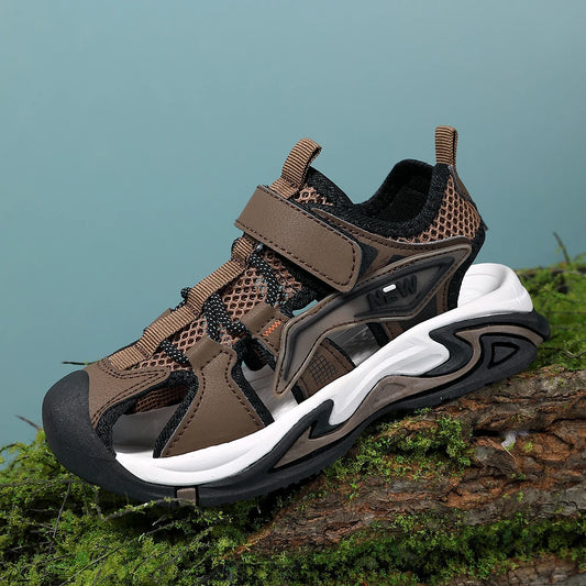 Boys' Fashionable Casual Sports Sandals, River-Tracing Shoes, Outdoor Sports Shoes