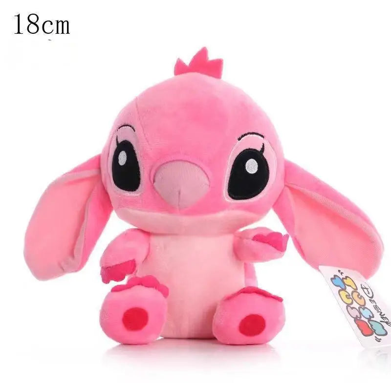 Cartoon Blue Pink Stitch Plush Dolls Anime Toys Lilo and Stitch Stich Plush Stuffed Toys Christmas Gifts for Kids