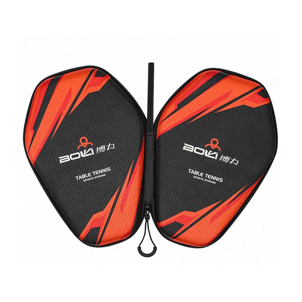 1pcs Table Tennis Racket Bags EVA Hard Shell Waterproof Dustproof Table Tennis Paddles Box Case Storage Bag With Hand Strap