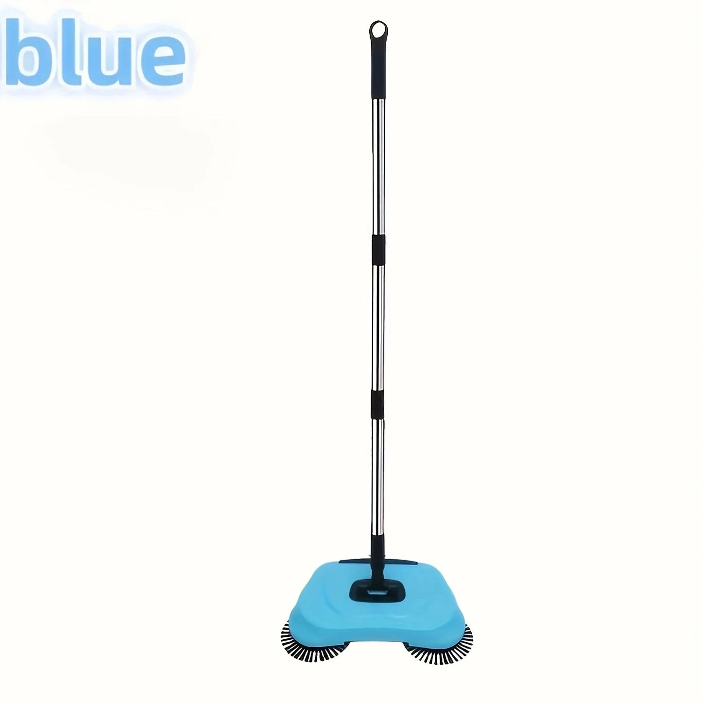 Floor Sweeper with Rotating Long Handle Push-Type Vacuum Cleaner Mop Set for Hardwood Tiles Kitchen Bedroom Office Home Cleaning